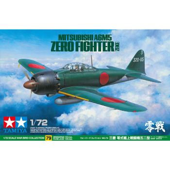 Kit de construit avion Mitsubishi A6M5 Zero Fighter ZEKE 1:72
