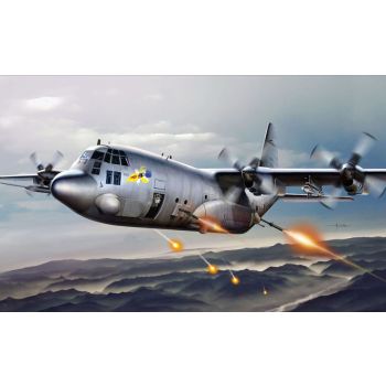 Kit de construit avion Lockheed AC-130 Spectre 1:72