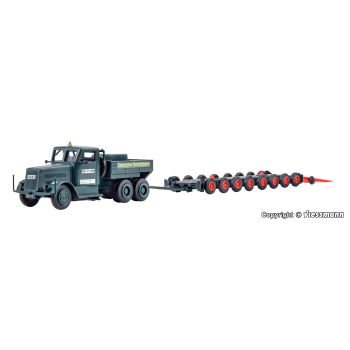 Kit de construit camion KAELBE cu trailer 16 roți 