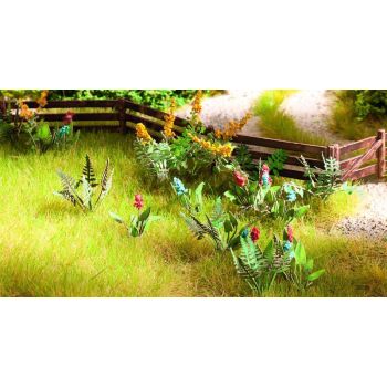 Plante de camp si de lunca pentru modelism, 17 buc
