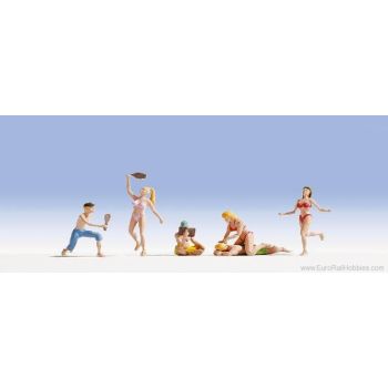 Set figurine H0 oameni la plaja