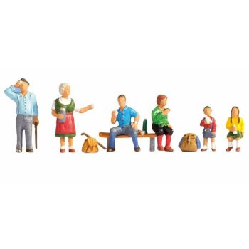 Set figurine H0 excursionisti