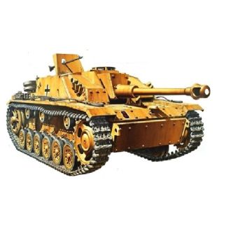 Kit de construit tanc SdKfz.142/1 Sturmgesch.IIIG si 2 figurine 1:35