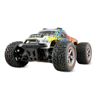 Masina RC cu telecomanda Monster Truck Max 20, Lungime 21 cm, Scara 1:20, Viteza aprox: 50Km/h, 4WD, 2.4Ghz, Lumini LED fata/spate, 14+