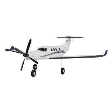 Avion RC cu telecomanda AMXFlight AM12, Gyroscop care stabilizeaza zborul, Lungime 38 cm, Anvergura 45 cm, 2,4GHz, 6 canale, RTF, 14+
