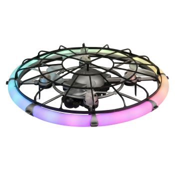 Drona cu telecomanda M18, Autodecolare, Autoaterizare, Control gestual camera 480p, 2.4Ghz, Lumina LED, RTF, 14+