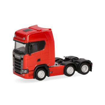 Macheta camion Scania CS 20 6x2 rosu