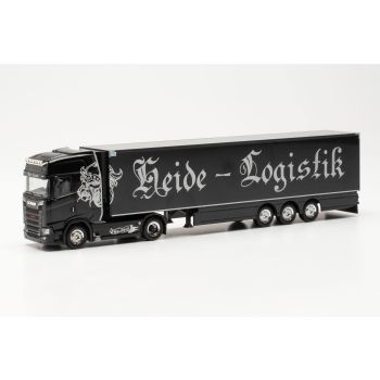 Macheta camion Scania CS 20 HD cu semiremorca  "Heide Logistik" 