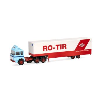 Macheta camion Roman Diesel 6x4 cu semiremorca "RO-TIR"