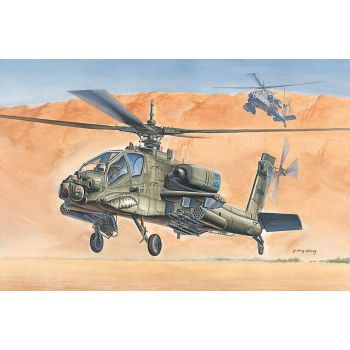 Kit de construit elicopter de atac AH-64A Apache 1:72