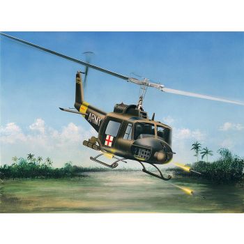 Kit de construit elicopter UH-1B Huey 1:72