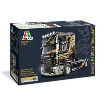 Kit de construit camion Scania R730 V8 Topline „Imperial” 1:24 Resigilat