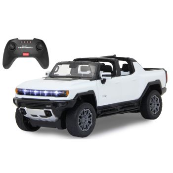 Masina RC cu telecomanda Hummer EV, Lungime 34.4 cm, Scara 1:14, 2.4 GHz, Lumini LED fata/spate, Usi care se deschid manual, 6+