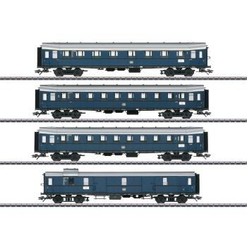 Set vagoane de calatori, tren Express, pentru clasa E 17,DB, Epoca III, Sistem AC