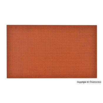 Perete 3D imitatie cărămidă roșie