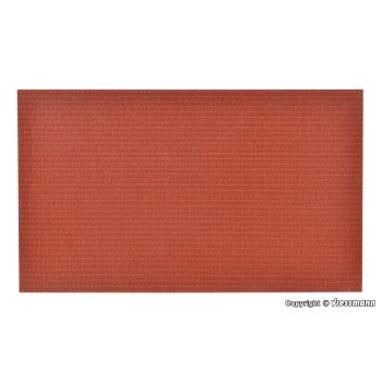 Perete 3D imitatie cărămidă roșie