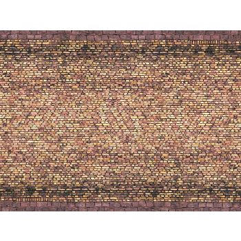 Perete foaie de carton 3D „Cărămidă”, 25 x 12,5 cm