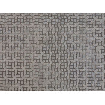 Perete foaie de carton imitatie „Pavaj modern”, 25 x 12,5 cm