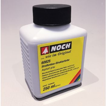 Vopsea constructii de drumuri, pentru modelism, gri asfalt, 250 ml