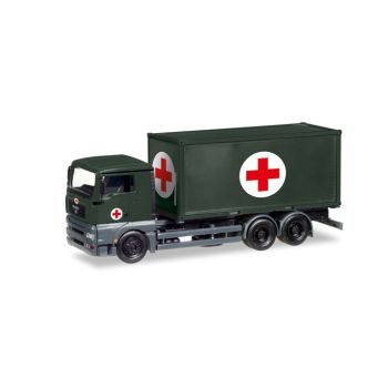 Macheta camion MAN TGA XL cu container