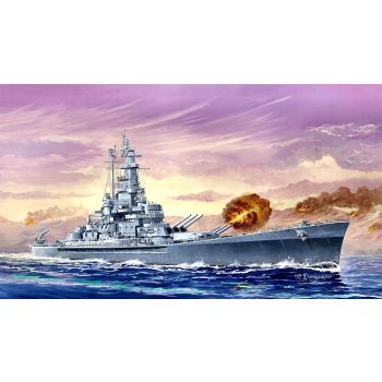 Kit de construit nava de razboi USS Massachusetts BB-59 1:700