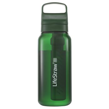 Filtru apa Lifestraw Go cu sticla 1L terrace green