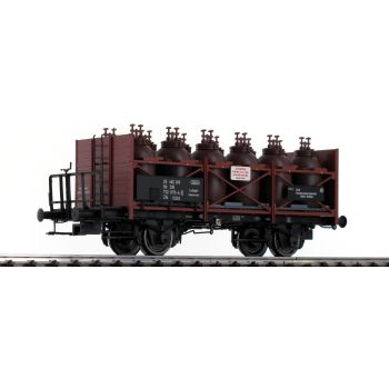 Vagon de marfa transport acid, ZIK [7121] ,"VEB Wolfen ", DR, Epoca III