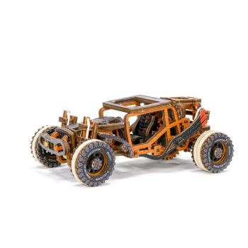 Puzzle 3D Mecanic Wooden City, Buggy ,140 piese, dimensiuni 15.1 cm x 8.7 cm x 5.9 cm. - Editie limitata