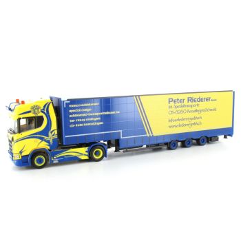 Macheta camion Scania CS20 HD cu semiremorca volum "Marco Schielenski Transporte"