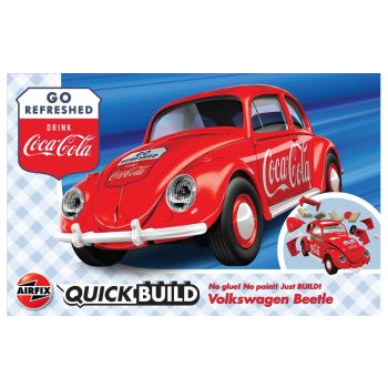 Kit de construit auto VW Beetle Coca-Cola QuickBuild 6+