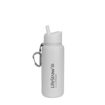 Filtru apa Lifestraw Go cu termos alb de 0.7 l