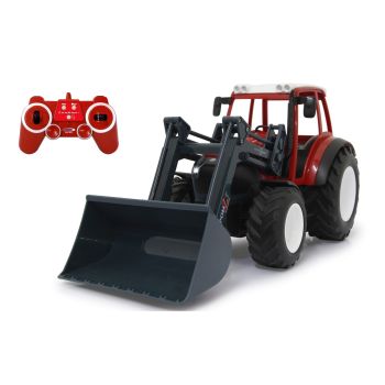Tractor RC cu telecomanda Lindner Geotrack, Lungime 42.5 cm, Scara 1:16, cupa de incarcator, 2.4 Ghz, 6+