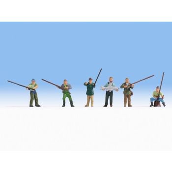 Set figurine HO, pescari 6 buc
