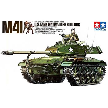Kit de construit tanc US M41 Walker Bulldog cu 3 figurine 1:35