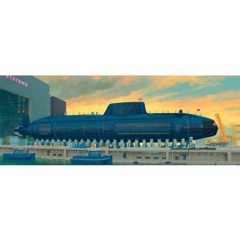 Kit de construit submarin HMS Astute 1:144